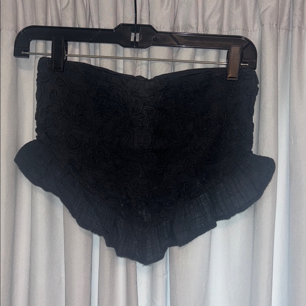 American Eagle Outfitters Black Textured Women's Tunic